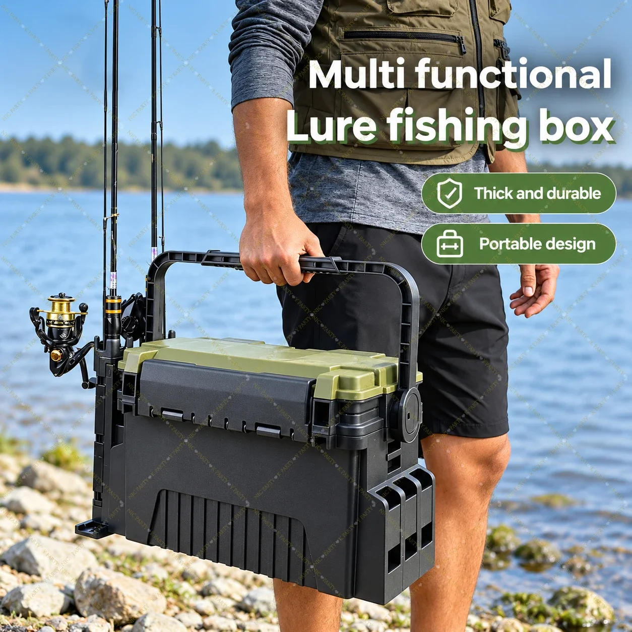 Fishing Kayak Crate - Boîte de pêche de grande capacité
