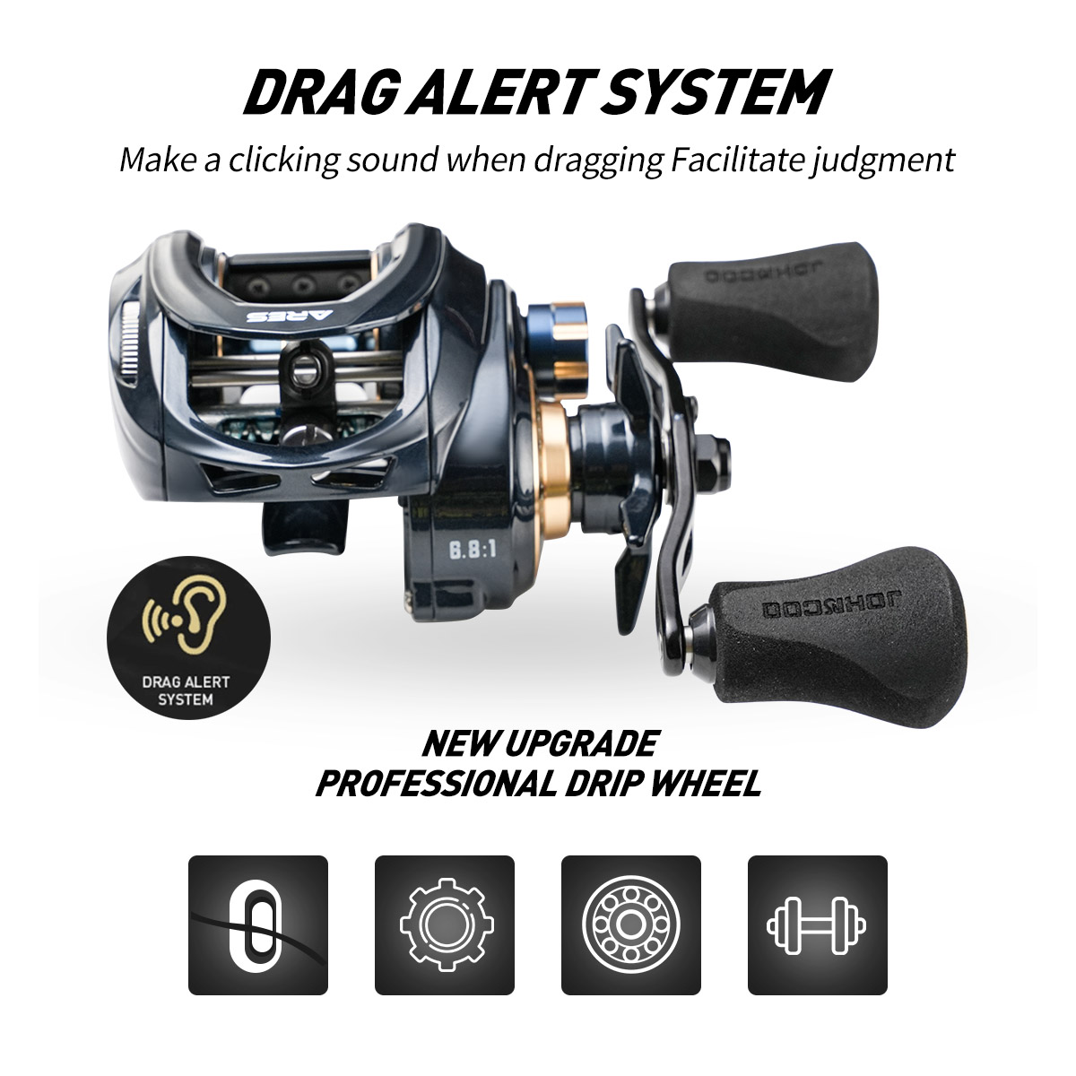 HNCOO-Moulinet Baitcasting ave - Abu Garcia Reel Max avis et prix
